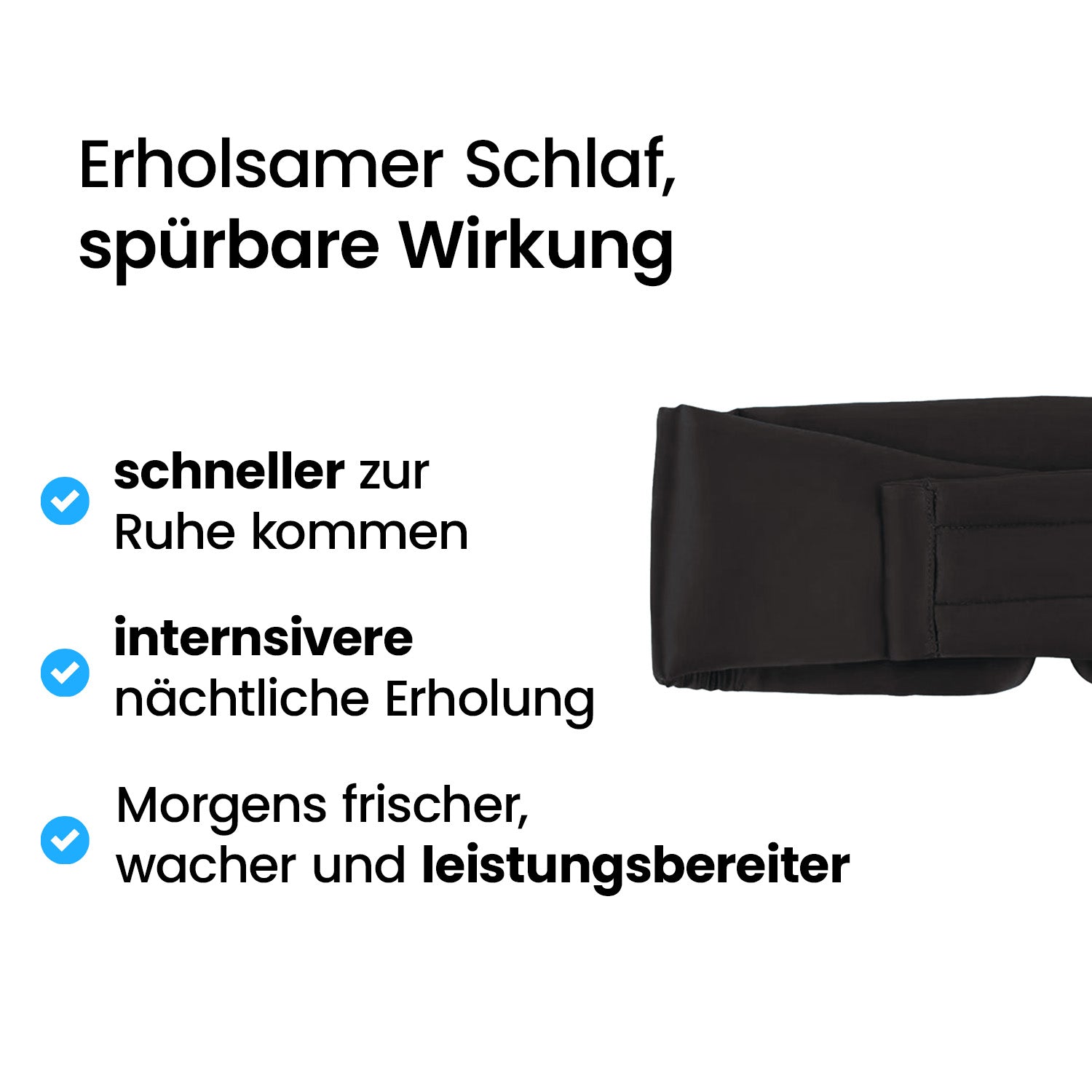 Premium Schlafmaske aus Seide